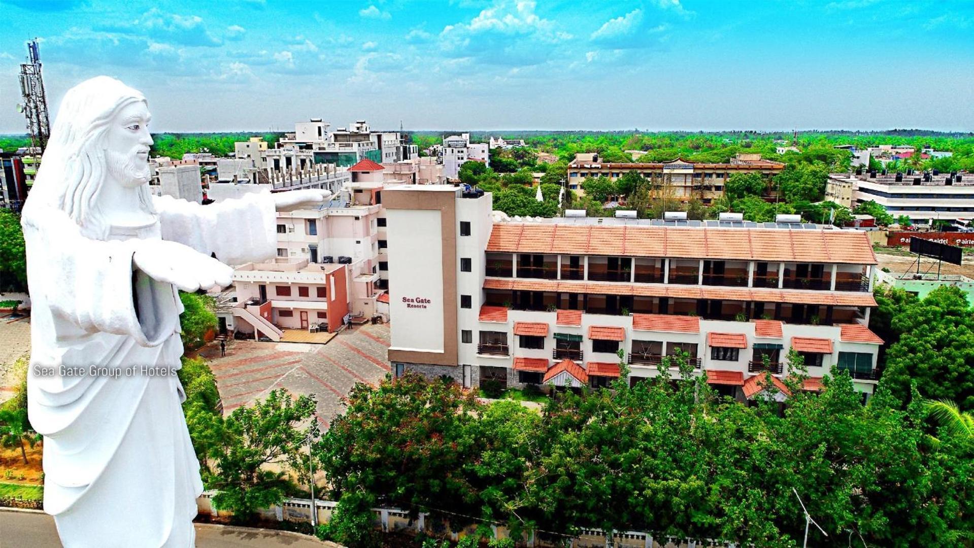 Seagate Church View Resorts Velankanni Ngoại thất bức ảnh